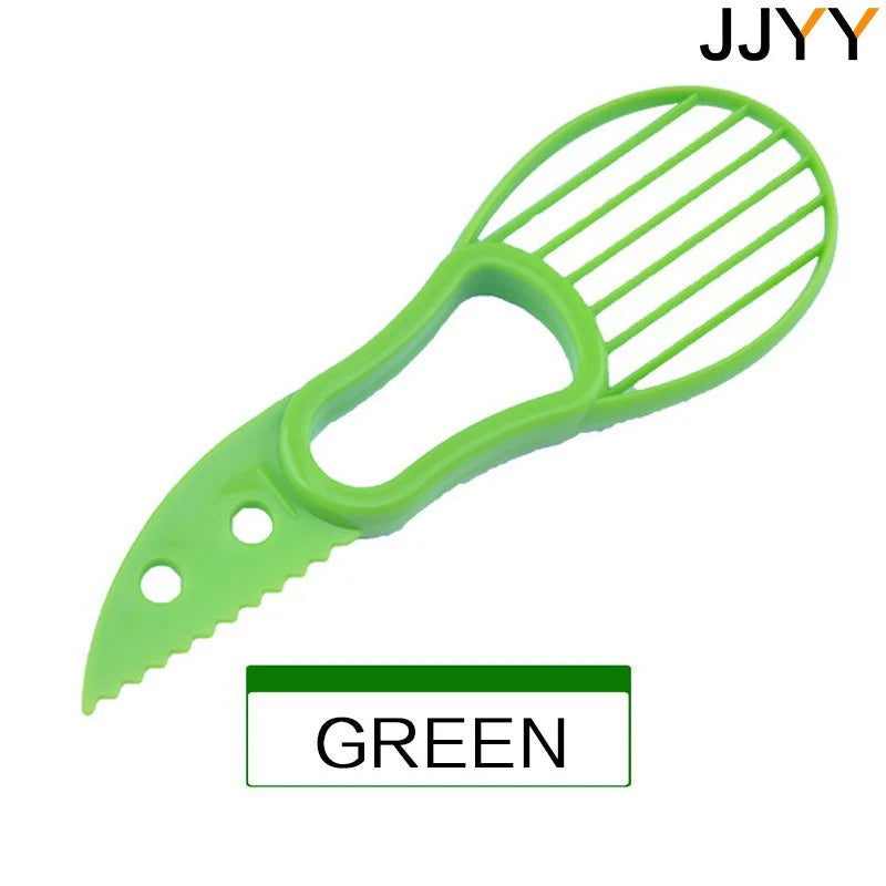 Avocado Slicer Shea Corer Butter Fruit Peeler Cutter Pulp Separator Plastic Knife Kitchen Vegetable Tools