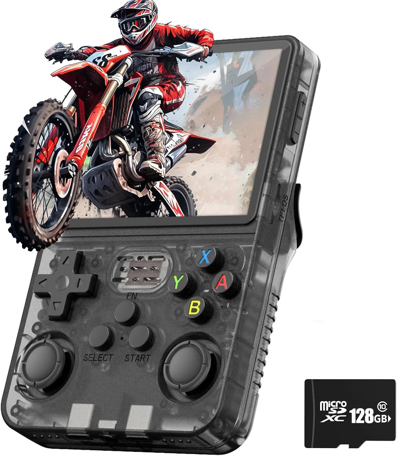 Console de jeu rétro classique R36S avec système ARKOS, jeux vidéo, carte unique, portable, cadeau pour enfants, 3,5 pouces