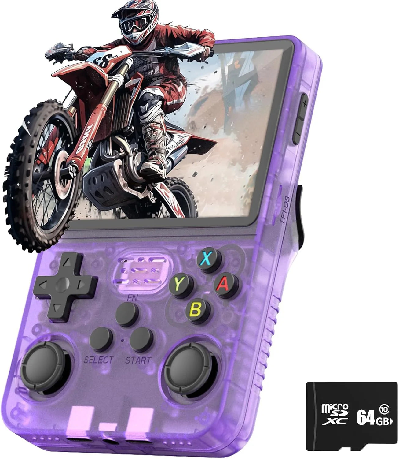 Console de jeu rétro classique R36S avec système ARKOS, jeux vidéo, carte unique, portable, cadeau pour enfants, 3,5 pouces