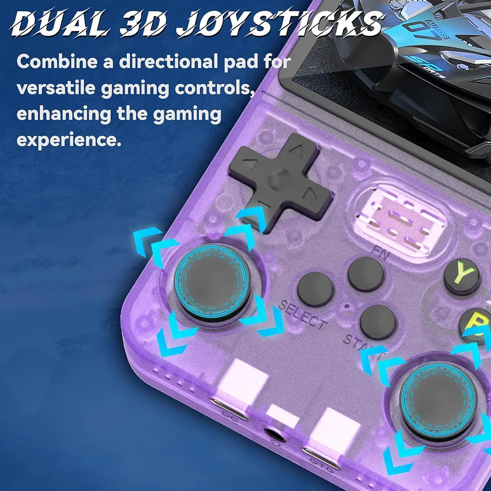 Console de jeu rétro classique R36S avec système ARKOS, jeux vidéo, carte unique, portable, cadeau pour enfants, 3,5 pouces
