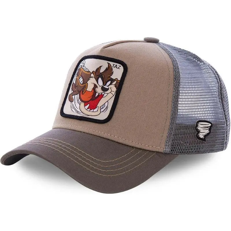 Casquette de baseball unisexe avec dessin animé, haute qualité, pour homme, camionneur