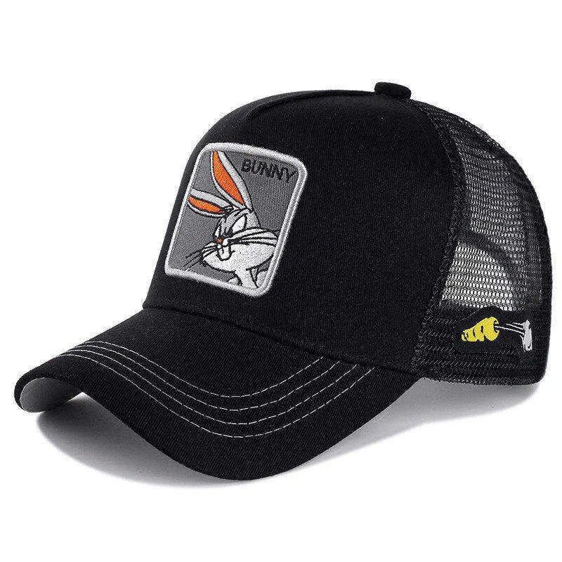Casquette de baseball unisexe avec dessin animé, haute qualité, pour homme, camionneur