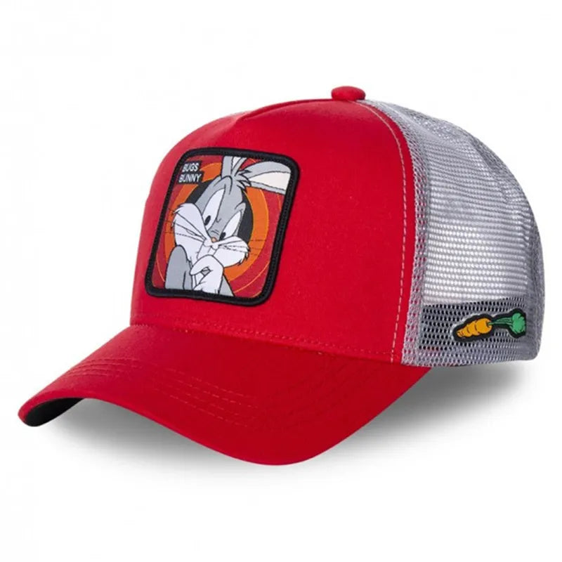 Casquette de baseball unisexe avec dessin animé, haute qualité, pour homme, camionneur