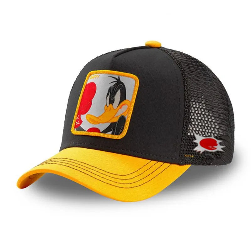 Casquette de baseball unisexe avec dessin animé, haute qualité, pour homme, camionneur