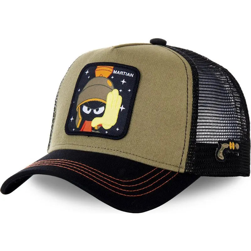 Casquette de baseball unisexe avec dessin animé, haute qualité, pour homme, camionneur
