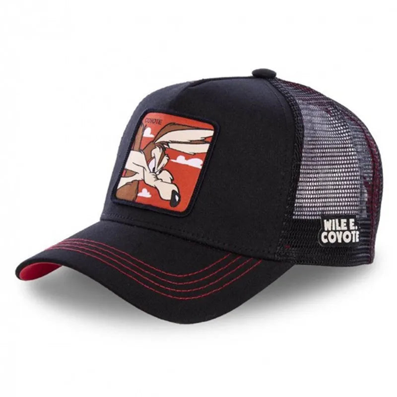 Casquette de baseball unisexe avec dessin animé, haute qualité, pour homme, camionneur