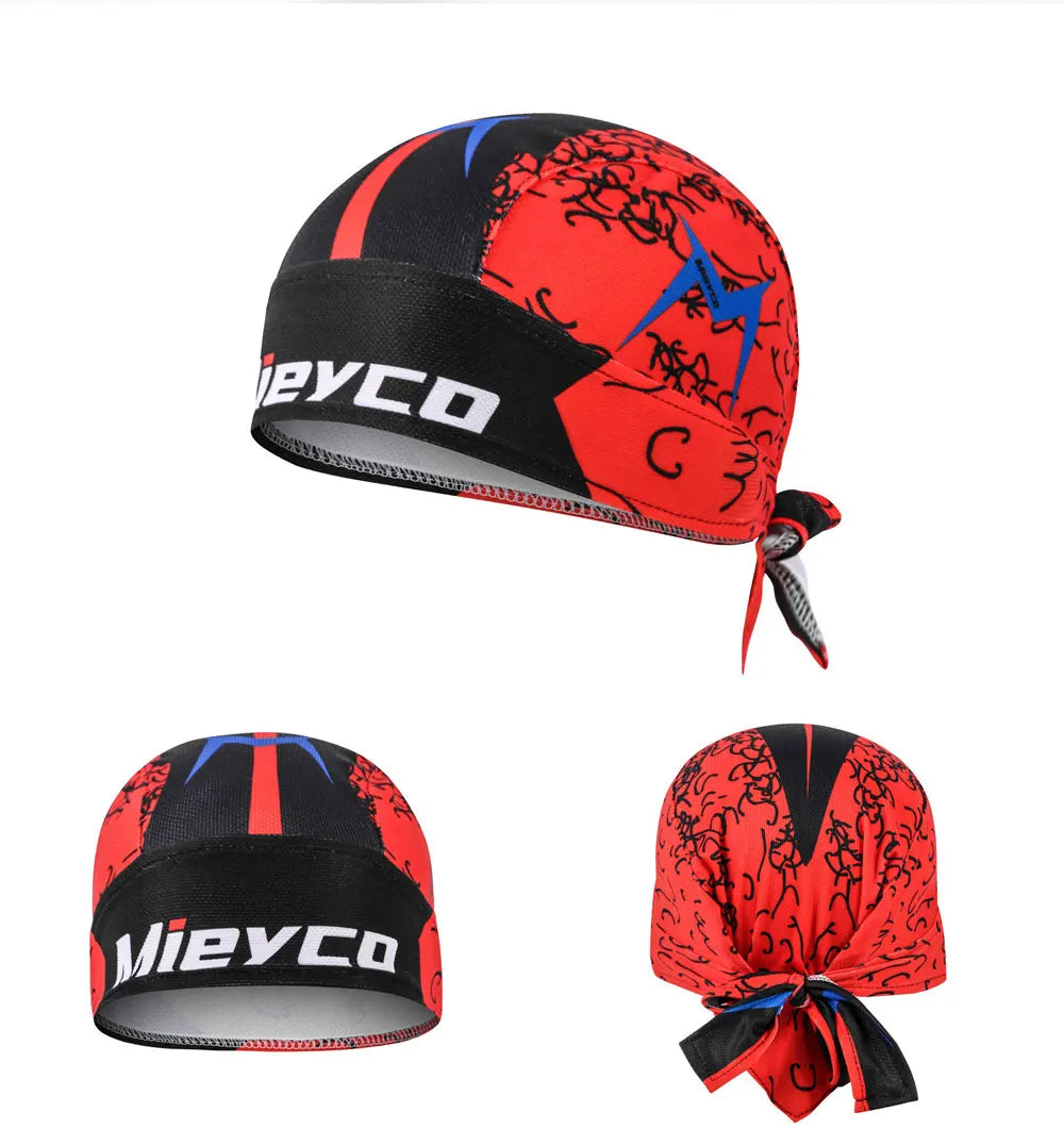 Casquette de cyclisme pour homme et femme, motif tête de mort, style pirate, foulard, bandana, anti-transpiration, anti-UV, bandeau de sport