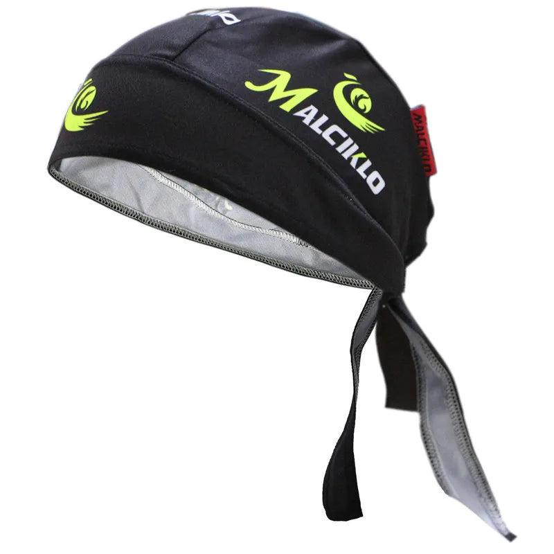 Casquette de cyclisme pour homme et femme, motif tête de mort, style pirate, foulard, bandana, anti-transpiration, anti-UV, bandeau de sport