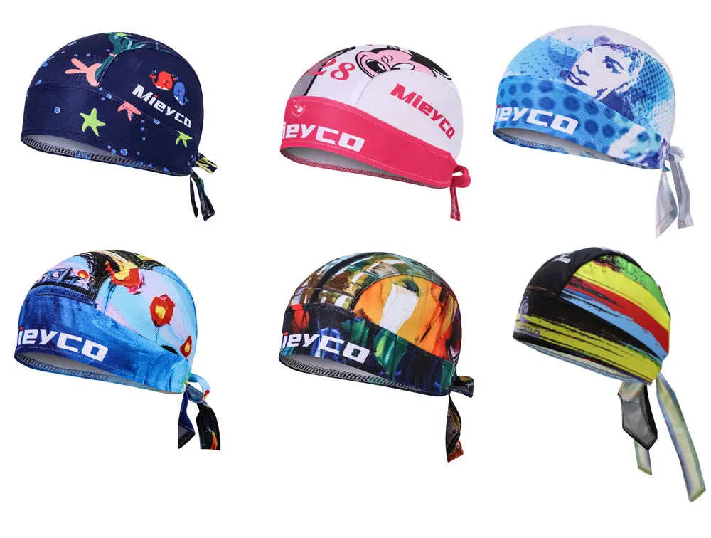 Casquette de cyclisme pour homme et femme, motif tête de mort, style pirate, foulard, bandana, anti-transpiration, anti-UV, bandeau de sport