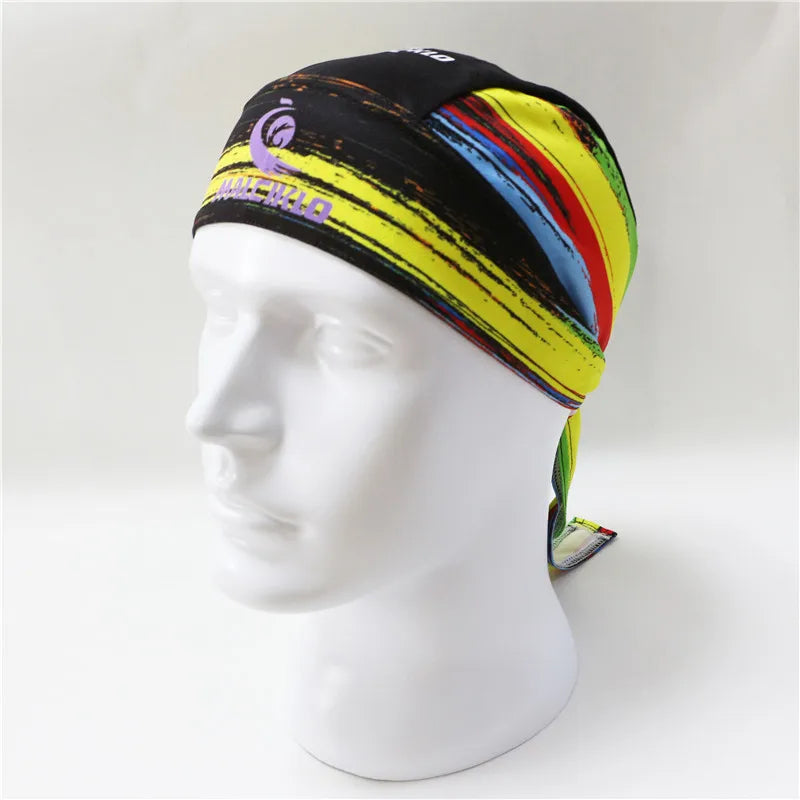 Casquette de cyclisme pour homme et femme, motif tête de mort, style pirate, foulard, bandana, anti-transpiration, anti-UV, bandeau de sport