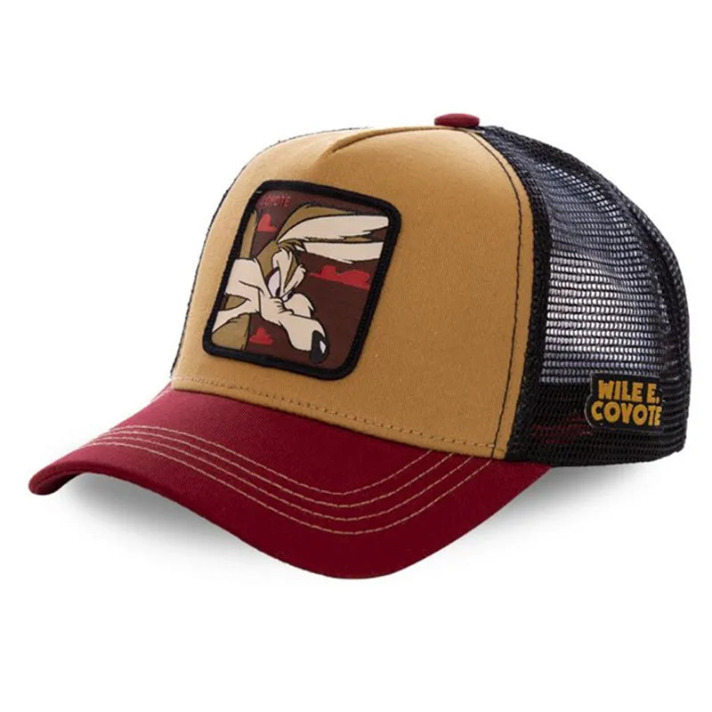 Casquette de baseball unisexe avec dessin animé, haute qualité, pour homme, camionneur