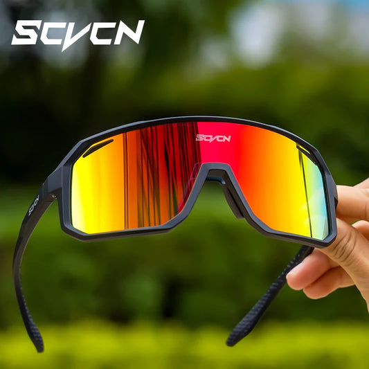 SCVCN Lunettes de soleil de cyclisme pour VTT, pour l'extérieur, UV400, pour femmes, sport, course à pied, hommes, vélo de route