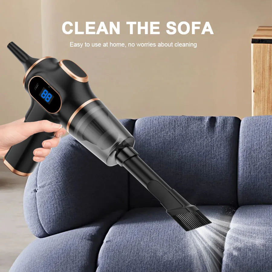 Aspirateur sans fil ABS pour voiture, appareil ménager, canapé, bureau, machine de nettoyage domestique haute puissance, mini aspirateur pour tapis