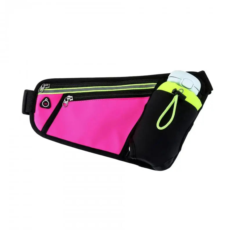 Sac banane d'hydratation pour course de marathon, sac banane de sport, triangle d'escalade, randonnée, gym, fitness, pochette banane avec bouteille d'eau