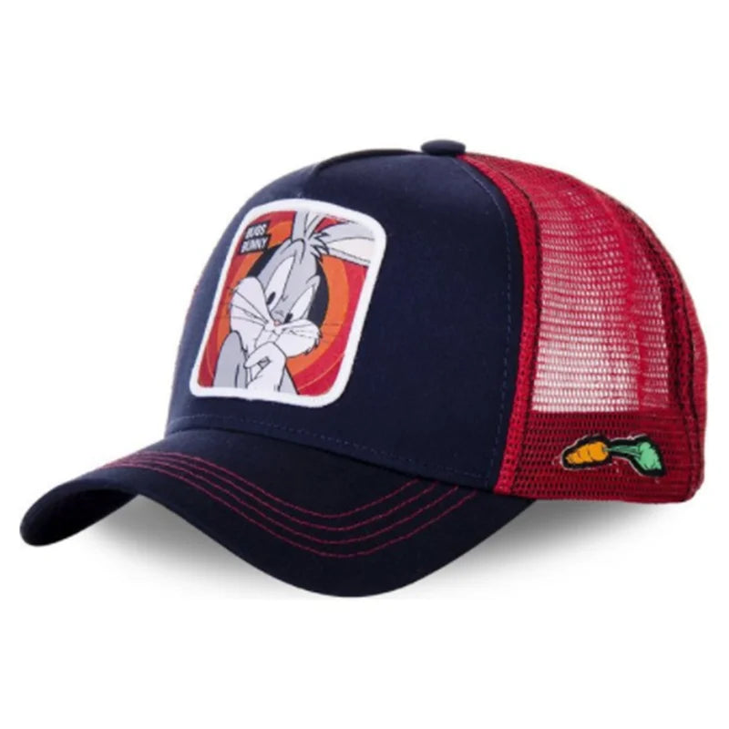 Casquette de baseball unisexe avec dessin animé, haute qualité, pour homme, camionneur