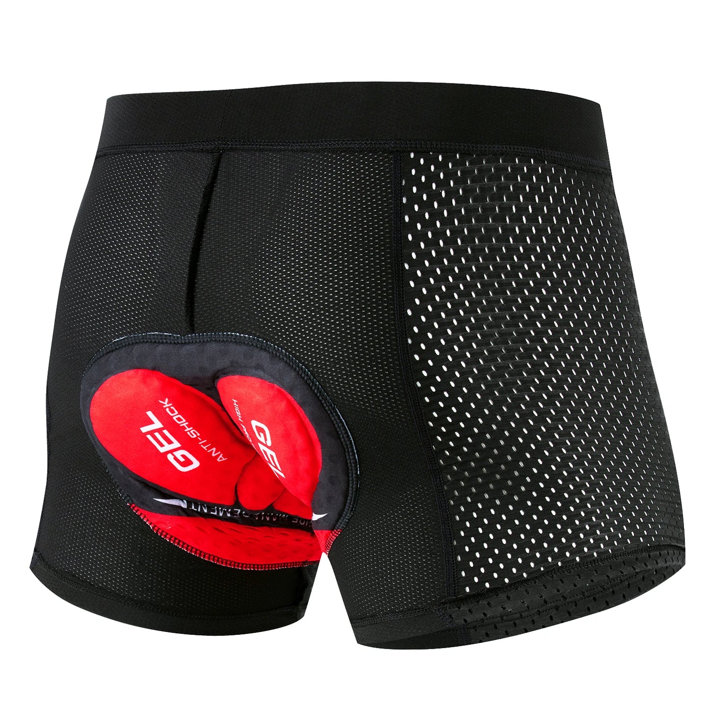 Nouveaux shorts de cyclisme pour hommes, sous-vêtements de cyclisme en maille respirante, sous-vêtements d'équitation avec coussin en gel, shorts de vélo antichoc, sous-vêtements de vélo