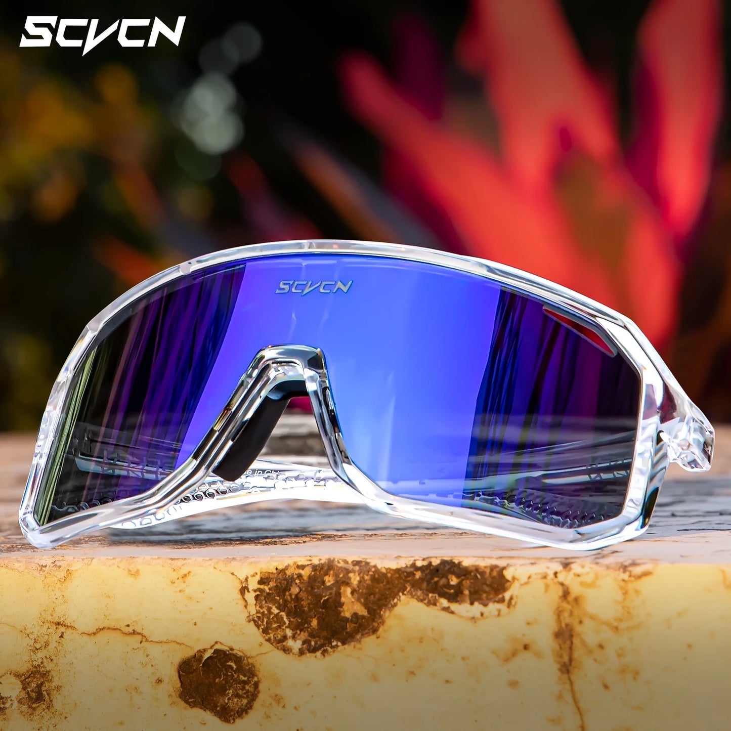 SCVCN Lunettes de soleil de cyclisme pour VTT, pour l'extérieur, UV400, pour femmes, sport, course à pied, hommes, vélo de route