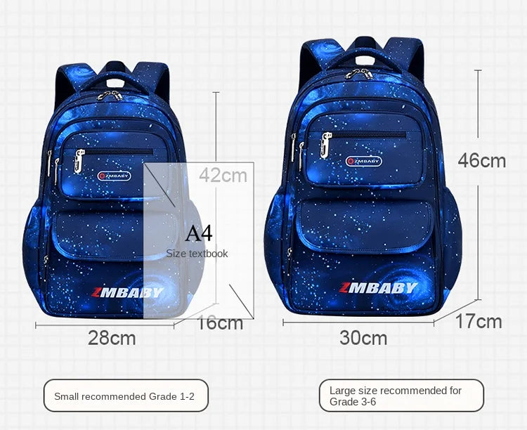 Sacs d'école orthopédiques imperméables pour enfants, sac à dos d'école primaire pour garçons, cartable pour enfants, sac à livres, 2025