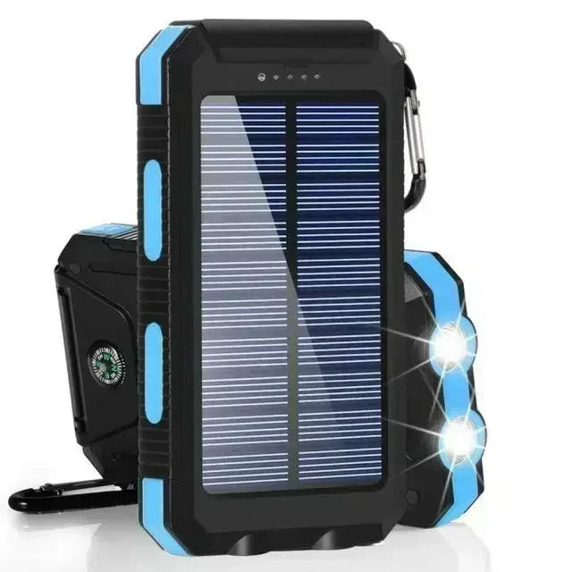 batterie externe solaire étanche grande capacité charge rapide