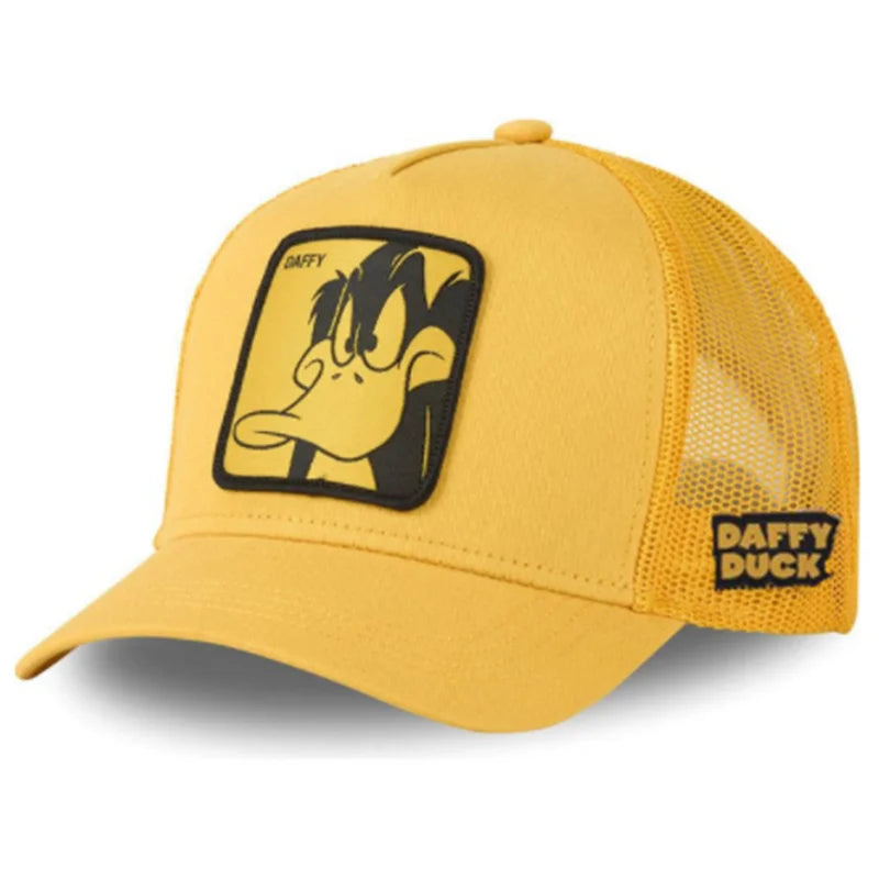 Casquette de baseball unisexe avec dessin animé, haute qualité, pour homme, camionneur