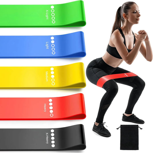 Bandes de résistance en TPE, ensemble de fitness, bandes en caoutchouc, entraînement de force, extenseur, équipement de gymnastique, yoga, boucle en caoutchouc élastique