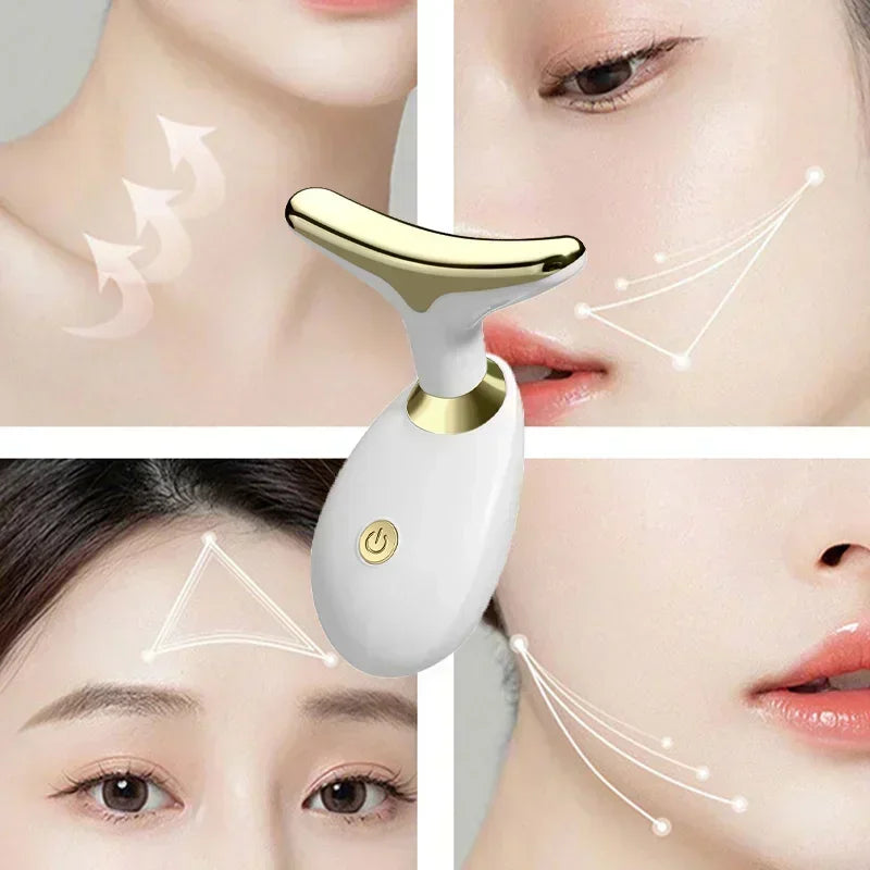 Appareil de beauté pour le visage, lifting du cou, anti-rides, massage facial, rajeunissement de la peau, double menton fin, vibrateur, livraison directe