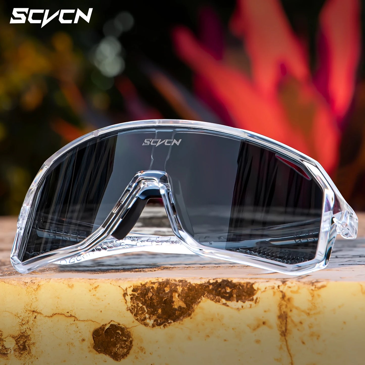 SCVCN Lunettes de soleil de cyclisme pour VTT, pour l'extérieur, UV400, pour femmes, sport, course à pied, hommes, vélo de route