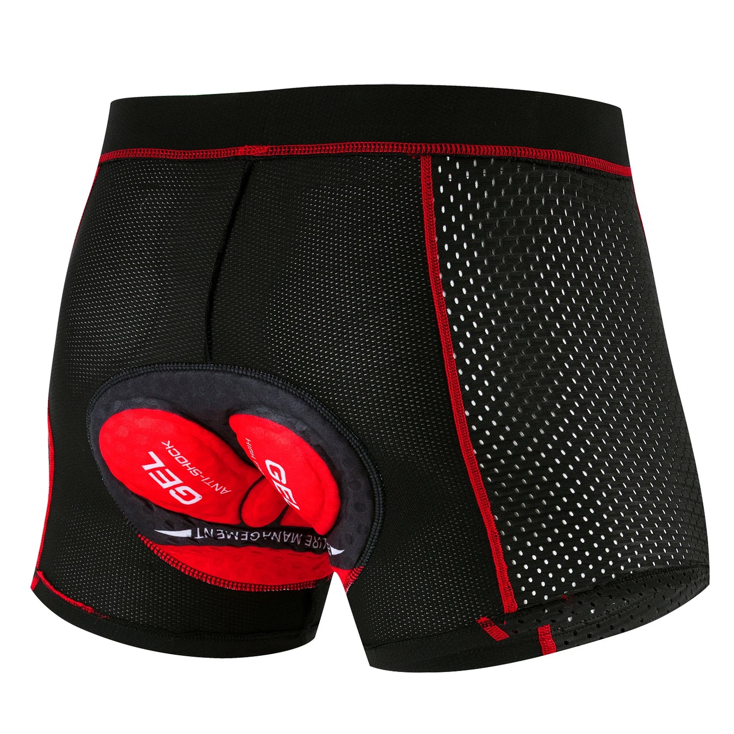 Nouveaux shorts de cyclisme pour hommes, sous-vêtements de cyclisme en maille respirante, sous-vêtements d'équitation avec coussin en gel, shorts de vélo antichoc, sous-vêtements de vélo