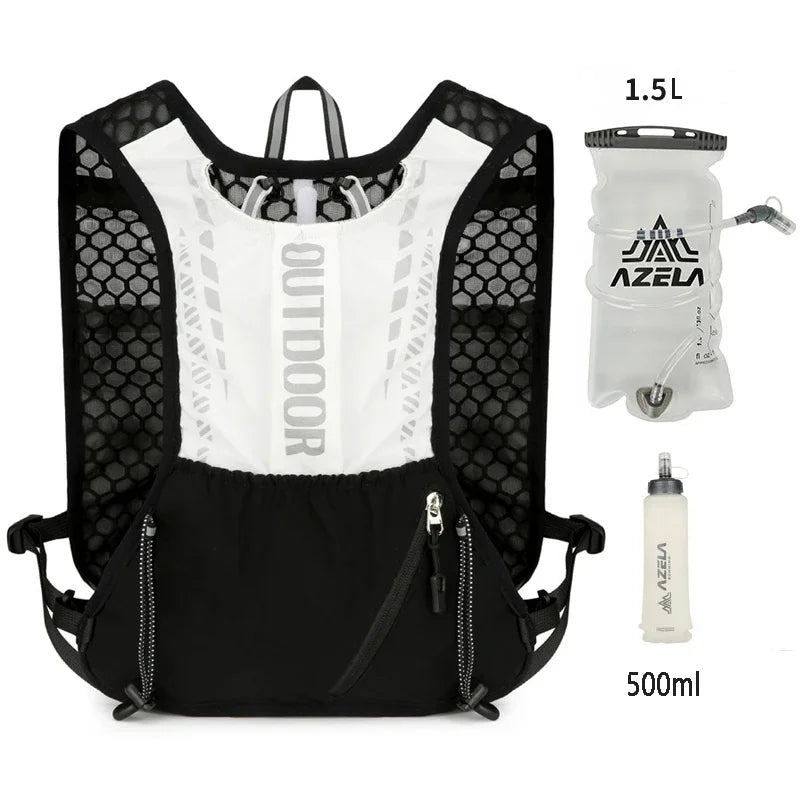 Gilet d'hydratation réfléchissant pour course à pied, sac à dos de cyclisme, sacs de vélo, sport de plein air, escalade, randonnée, VTT, vélo de route, sac à dos d'hydratation