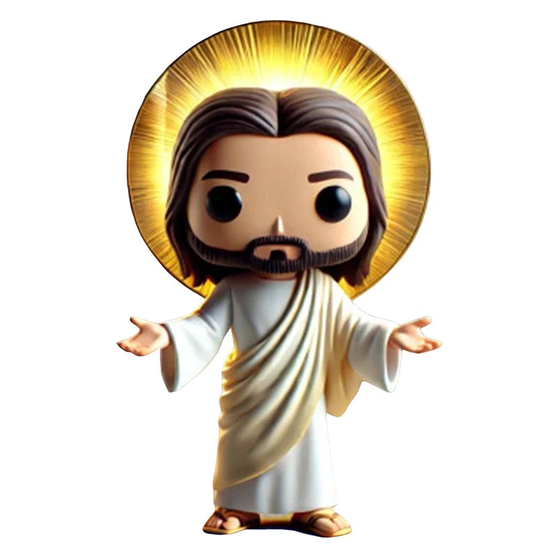 Décoration de Pâques, adorable poupée, statue de Jésus, décoration faite main en résine créative, décoration de chambre, cadeau pour les amateurs d'artisanat
