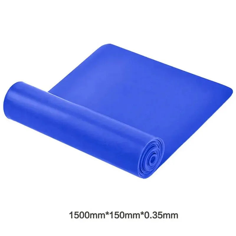 Bandes de résistance pour l'entraînement Bandes d'exercice Physiothérapie Entraînement de fitness en plein air Pilates Gym à domicile Bande élastique extensible