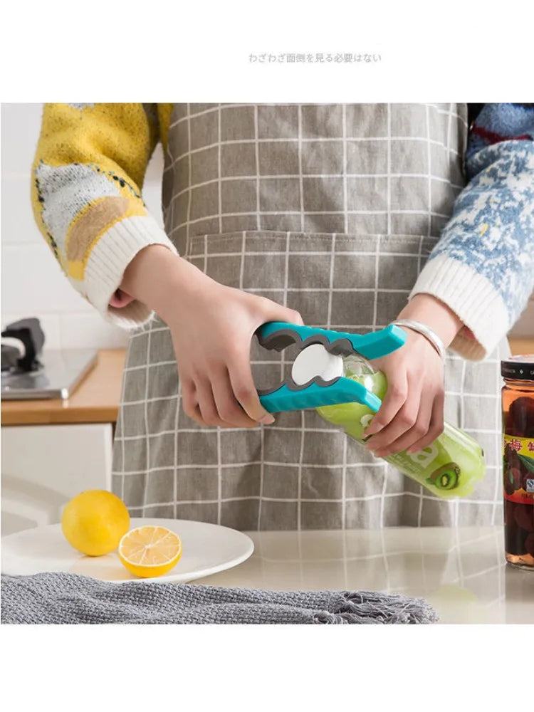 Ouvre-bocal 4 en 1, clé à prise facile, pratique, robuste, ouvre-bouteille, canette, bière, outils de dévissage de couvercle, gadgets de cuisine portables
