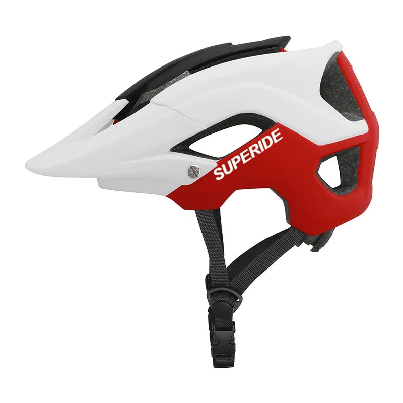 Casque de vélo VTT SUPERIDE moulé DH, casque de sport anti-impact pour vélo de route, de montagne, pour hommes et femmes