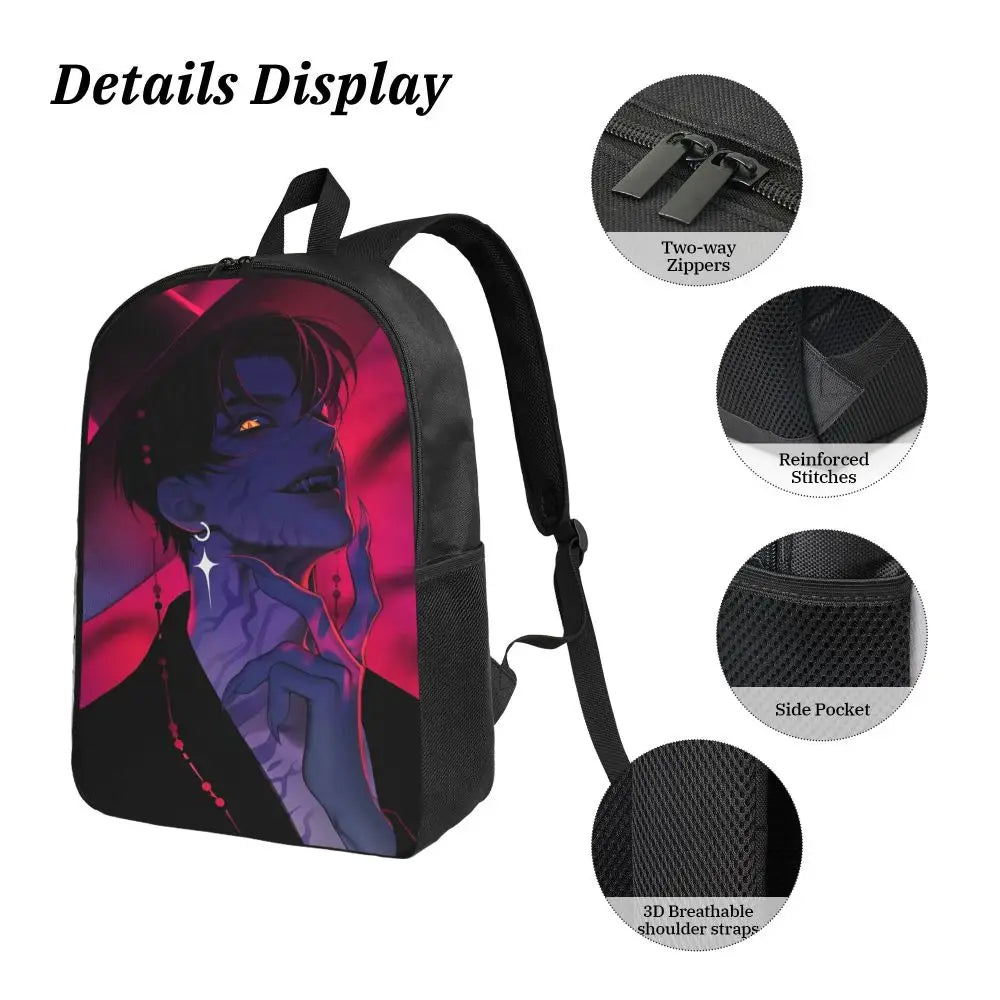 Ensemble de 3 sacs à dos Kpop Demon Hunters Huntrix pour enfants, boîtes à crayons, sacs à livres avec boîte à lunch pour écoliers