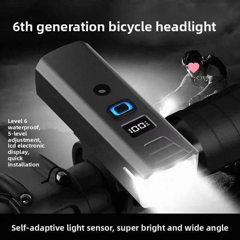 Lumière de vélo Éclairage vélo, éclairage de cyclisme, chargement USB-C
