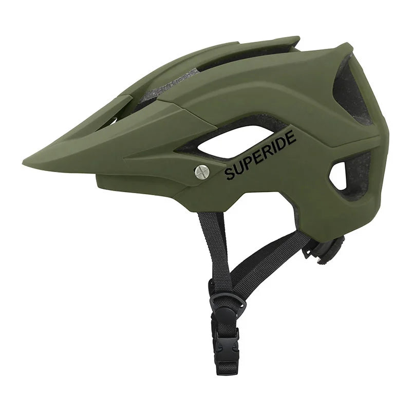Casque de vélo VTT SUPERIDE moulé DH, casque de sport anti-impact pour vélo de route, de montagne, pour hommes et femmes