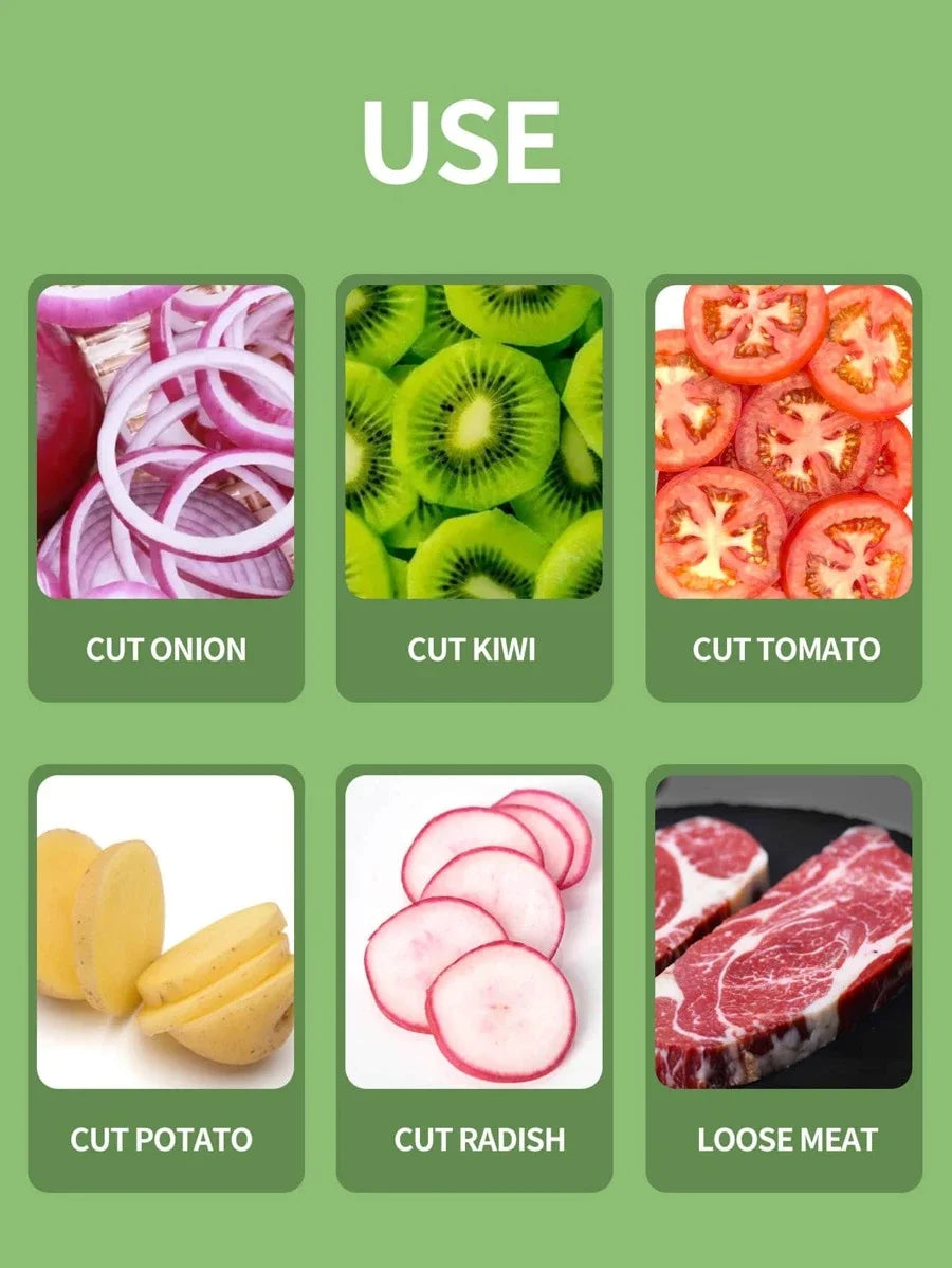 Tranchez les oignons sans effort avec ce coupe-oignon coloré en acier inoxydable pour pommes de terre et oignons