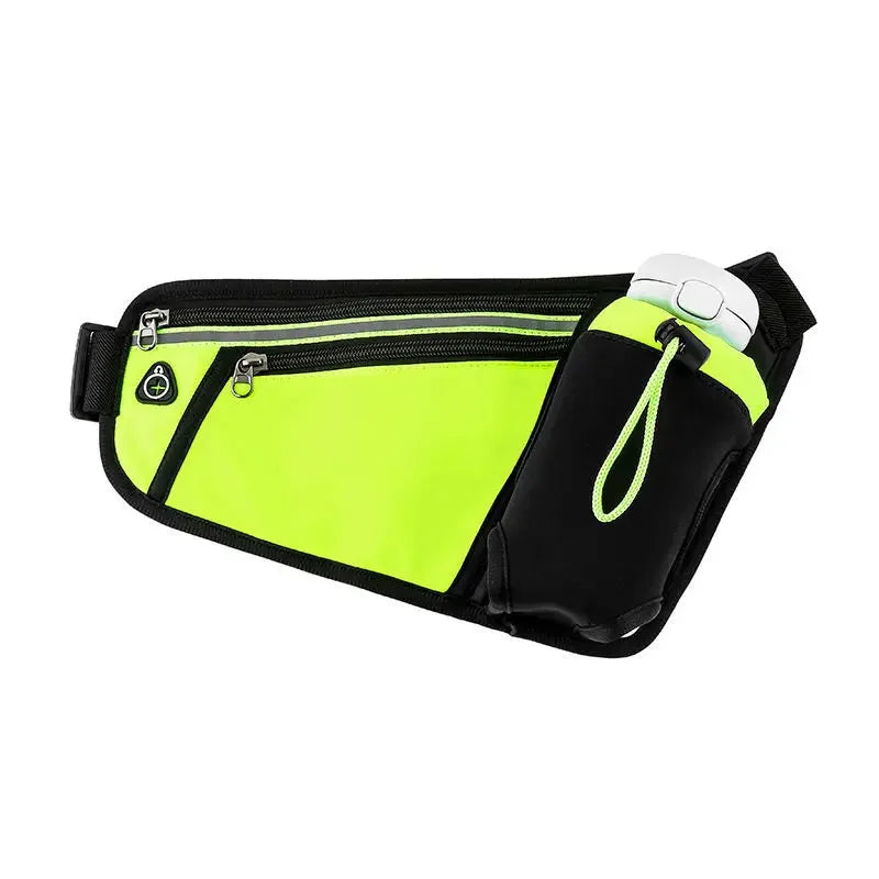 Sac banane d'hydratation pour course de marathon, sac banane de sport, triangle d'escalade, randonnée, gym, fitness, pochette banane avec bouteille d'eau