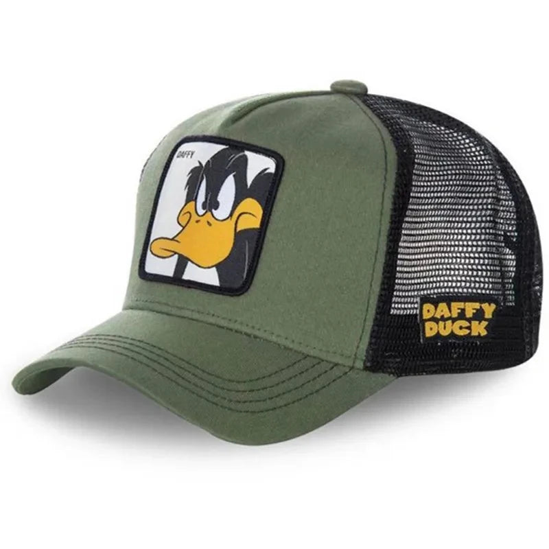 Casquette de baseball unisexe avec dessin animé, haute qualité, pour homme, camionneur