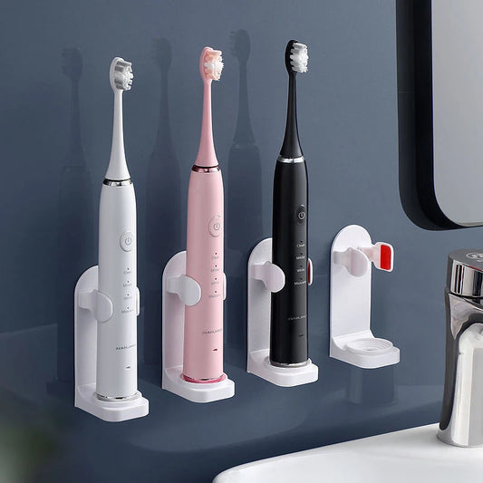 Support de brosse à dents électrique réglable, base en silicone antidérapante, support mural pour brosse à dents, adaptable à 99 %
