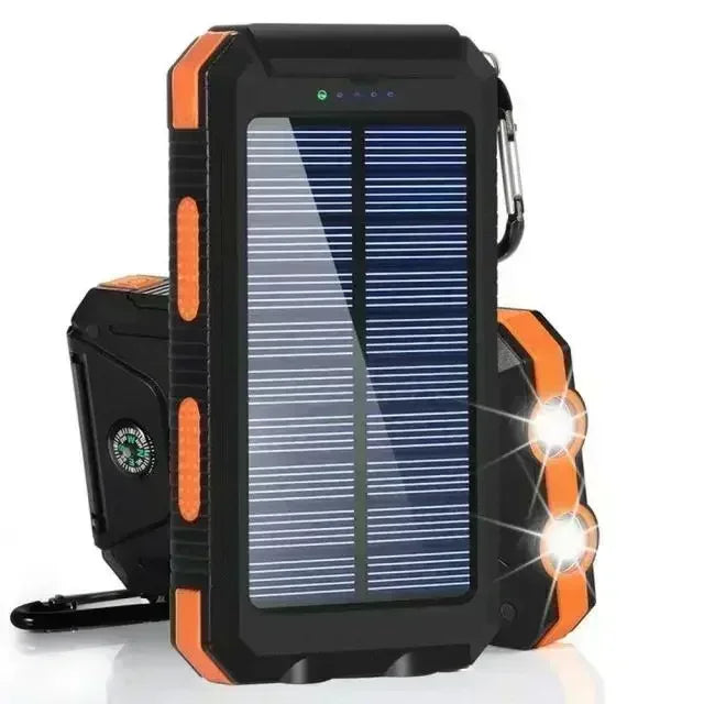 batterie externe solaire étanche grande capacité charge rapide