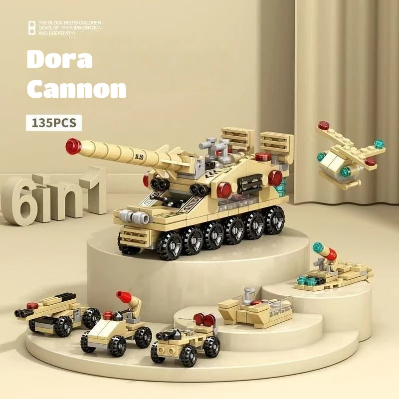Puzzle Lego compatible avec char militaire, fusée, robot, dinosaure, véhicule blindé, avion de chasse, jouets d'assemblage pour garçons et enfants, cadeaux