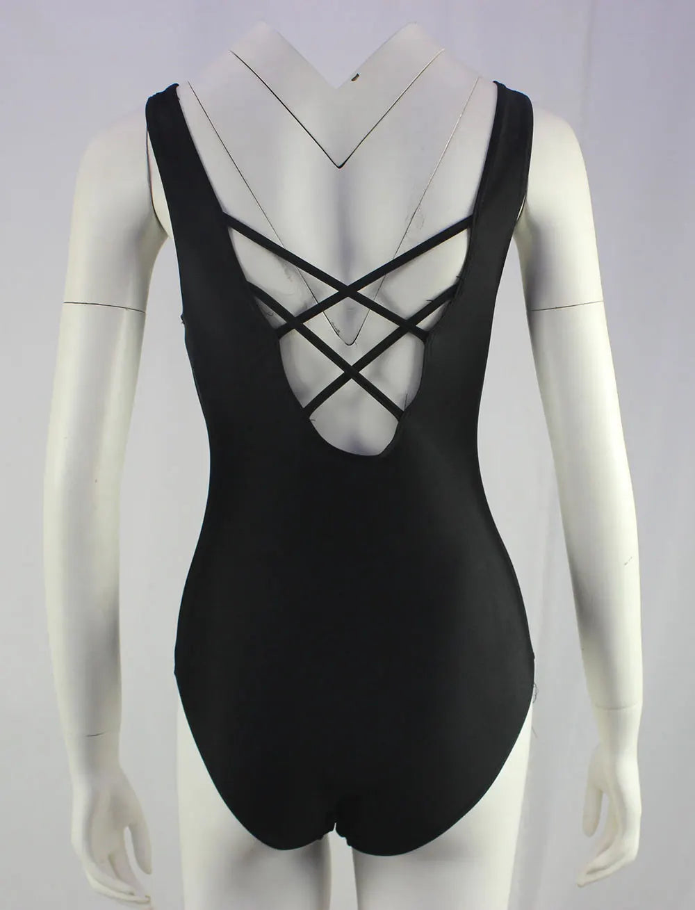 Maillot de bain une pièce dos nu sexy pour femme, imprimé dégradé, accessoires de natation, tailles S à 2XL