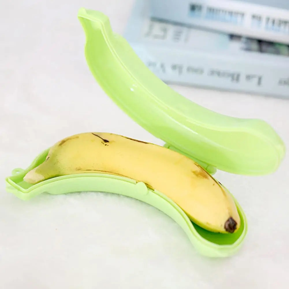 Boîte de rangement flexible en plastique pour fruits et légumes, idéale pour conserver la fraîcheur des bananes, idéale pour pique-niquer, conserver les fruits et légumes, idéale pour la cuisine