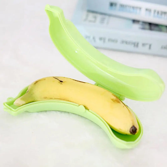 Boîte de rangement flexible en plastique pour fruits et légumes, idéale pour conserver la fraîcheur des bananes, idéale pour pique-niquer, conserver les fruits et légumes, idéale pour la cuisine