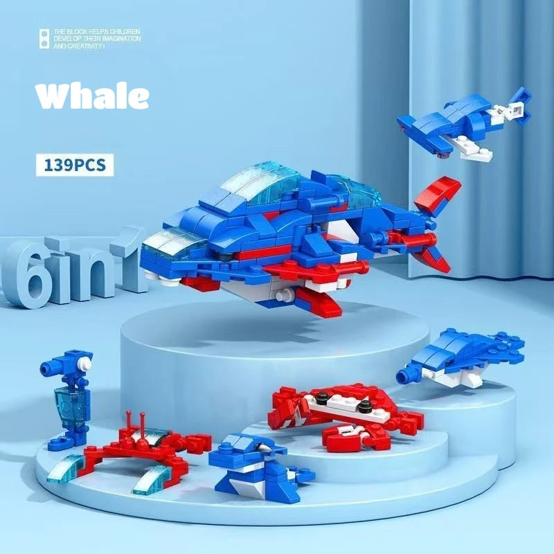 Puzzle Lego compatible avec char militaire, fusée, robot, dinosaure, véhicule blindé, avion de chasse, jouets d'assemblage pour garçons et enfants, cadeaux