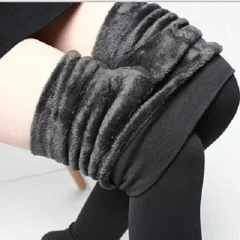 Nouveaux leggings thermiques épais d'hiver pour femmes, collants épais et extensibles en polaire, velours et laine, collants amincissants taille haute