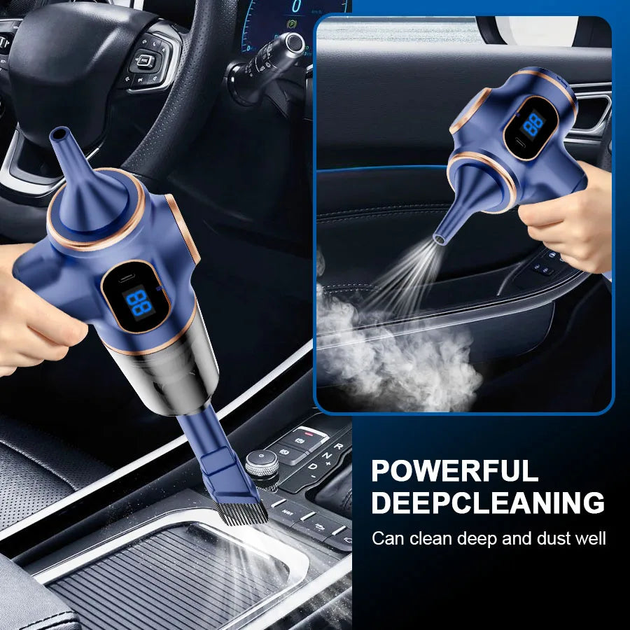 Aspirateur sans fil ABS pour voiture, appareil ménager, canapé, bureau, machine de nettoyage domestique haute puissance, mini aspirateur pour tapis