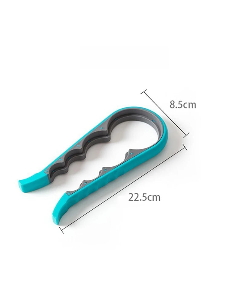 Ouvre-bocal 4 en 1, clé à prise facile, pratique, robuste, ouvre-bouteille, canette, bière, outils de dévissage de couvercle, gadgets de cuisine portables