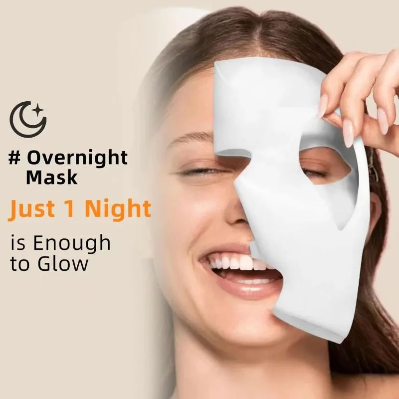 Masque facial au collagène bio, rétrécit les pores, hydrate en profondeur, masque de nuit, hydratant, rafraîchissant, éclaircissant, soin coréen pour la peau